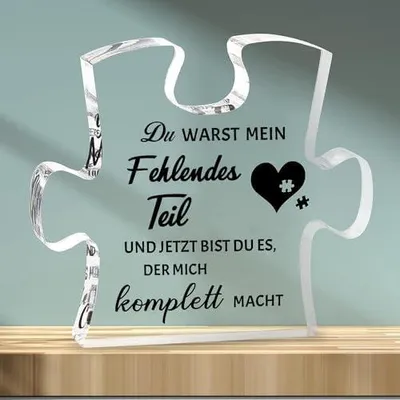 Produktbild von Acrylplakette  - für Pärchen, Geschenk für Jahrestag & Valentinstag