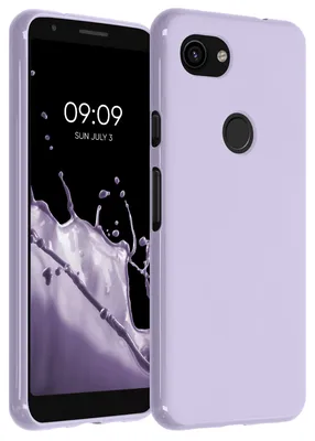 Produktbild von kwmobile Handyhülle für Google Pixel 3a Hülle - TPU Case - Kabelloses Laden - Schutzhülle Cover in Lavendel