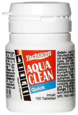 Produktbild von Yachticon Aqua Clean Ac1 Wasserreinigungstabletten Durchsichtig Durchsichtig One Size