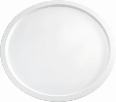 Melamine-Servierplatte rund 38 cm weiß spülmaschinengeeignet