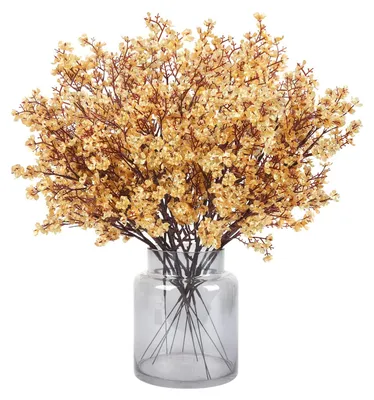 Obrázok produktu pre Omgoods - 12 kusov umelých kvetov, gypsophila, vhodné na dekoráciu