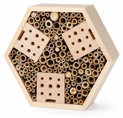 Produktbild von Solidchoice – Insektenhotel aus natürlichem Holz für fliegende Insekten
