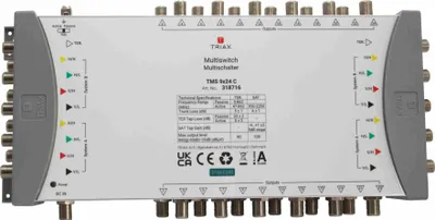 Produktbild von TRIAX Kaskaden-Multischalter, 9/24, ohne Netzteil, 1 Stk.