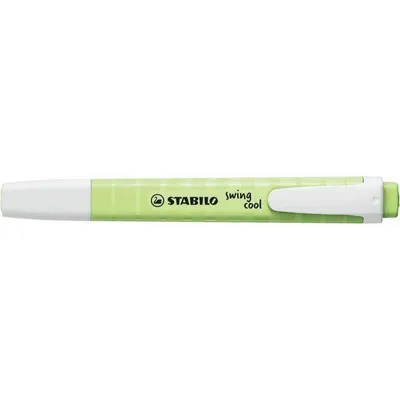 Zdjęcie produktu dla STABILO swing cool Pastel, 1 szt., Limonka, Końcówka ścięta, Limonka, Biały, Prostokąt, 1 mm