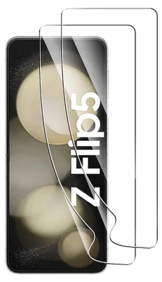 Obrázok produktu pre Ochranná fólia na displej pre Samsung Galaxy Z FLIP 5 [2 ks] Flexibilná transparentná plastová ochranná fólia Phonillico®