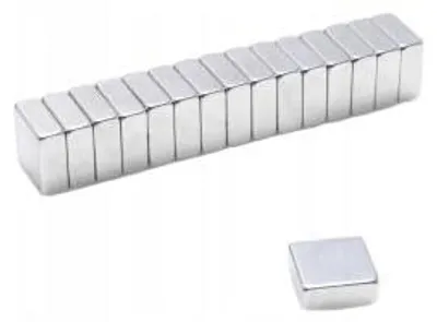 Immagine prodotto di Top Magnesy - 50 pezzi magneti al neodimio 10x10x4 mm N38 - magneti adesivi extra potenti per montaggio, officina e industria