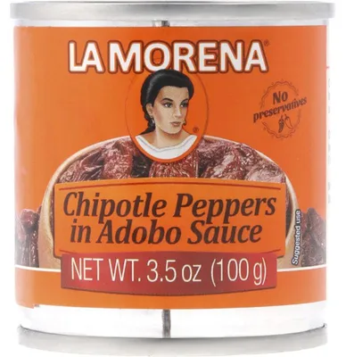 Produktbild von La Morena Chipotle Peper Heel 100g – Geräucherte Jalapeño-Chili zum Würzen