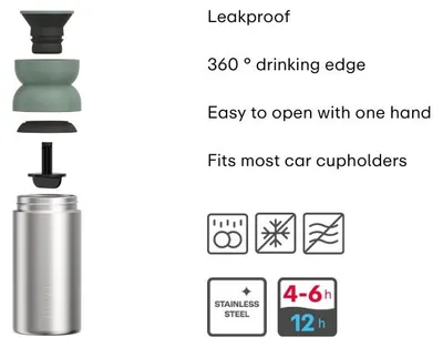 Produktbild von Ellipse isolierte Kaffeetasse, 350 ml – Leuchtendes Lila