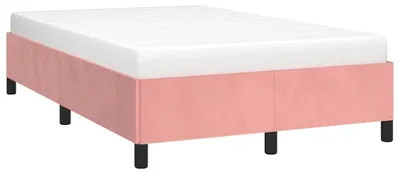 Immagine prodotto di vidaXL Struttura letto senza materasso Rosa 120x190 cm Velluto