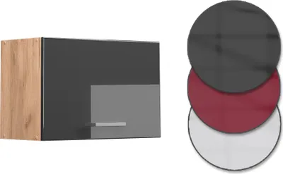 Produktbild von Hängeschrank Vicco R-Line Anthrazit Hochglanz 60 cm Flach, Model 37125