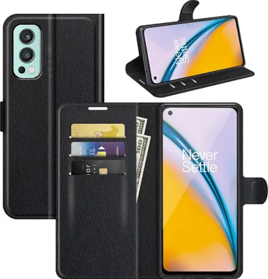 Produktbild von OnePlus Nord 2 Hülle - Coverup Klapphülle - Schwarz