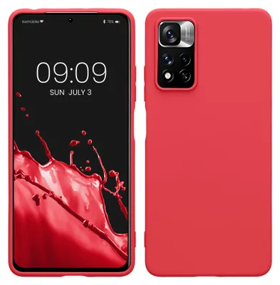 Produktbild von kwmobile Hülle für Xiaomi Redmi Note 11 Pro / Note 11 Pro (5G) / Note 12 Pro (4G) TPU Case - Handyhülle unterstützt kabelloses Laden, flexible