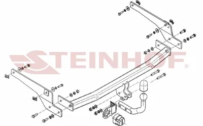 Produktbild von Z547474 Anhängerkupplung passend für PEUGEOT 206 2002-01/2006 starr