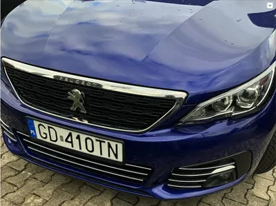 Image de PEUGEOT 308 - BANDES CHROMÉES POUR CALANDRE (Tuning)