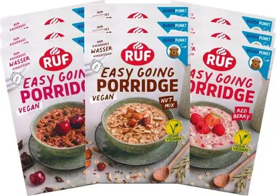 Produktbild von RUF Probier Set Porridge Vegan (15 Stück)