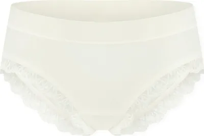 Produktbild von Schiesser Damen Brasilslip Unique Baumwolle - off-white - Größe 42