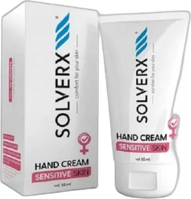 Zdjęcie produktu dla Solverx Sensi Regenerujący Krem Do Rąk I Paznokci 50 Ml
