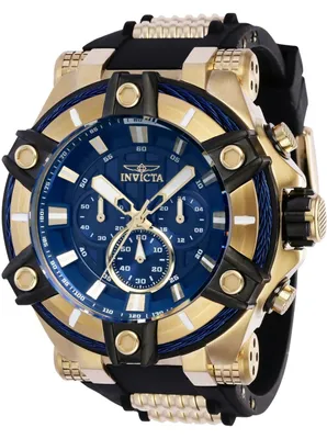 Obrázok produktu pre Invicta Bolt 39187 Pánske Hodinky - Quartz Hnací Mechanizmus - Nerezová Oceľ s Modrým Ciferníkom - 52 mm