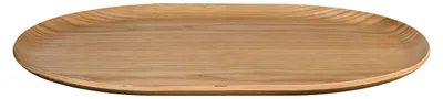 Produktbild von Ovale Serviertablett aus Weideholz, 40 x 25 cm