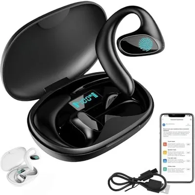 Produktbild von Sonabuds Übersetzer Ohrhörer Ohne Internet, Bluetooth Kopfhörer mit Echtzeit Übersetzung 144 Sprachen, HD Sound, Musik & Anrufmodus, Tragbar, Ladeetui