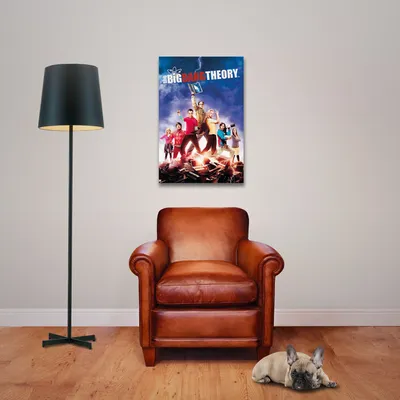 Image de Big Bang Theory - Poster - Cast + 1 sur-poster de taille 61x91,5cm