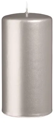 Produktbild von Stumpenkerzen Metallic Matt Stein 120 x Ø 60 mm, 12 Stück