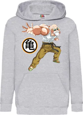 Immagine prodotto di Felpe con cappuccio per bambini Dragon Anime Manga Ball Z 10, 5-6 Jahr - 116 / Gris