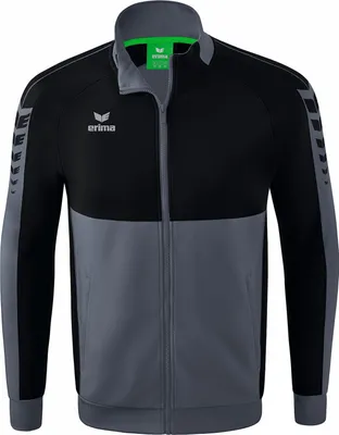 Produktbild von Erima Six Wings Worker Jacke Schiefergrau/Schwarz - XXL