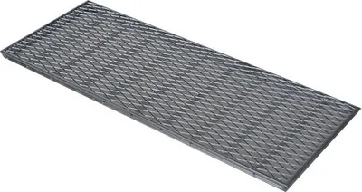 Produktbild von Wolfa Streckmetallrost für Lichtschacht 126x60 cm (Rostmaß BxHxT 131,5x3,1x57,5 cm)