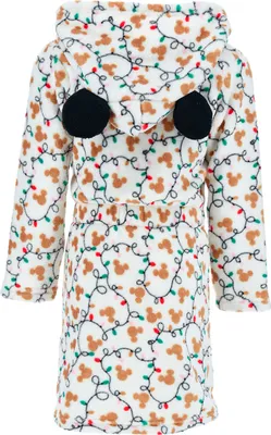 Produktbild von Minnie Mouse Kinder Mädchen Bademantel Morgenmantel     , Farbe:Weiß, Größe:116