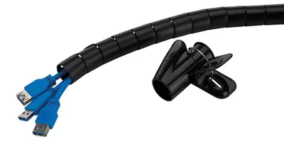 Produktbild von Neomounts ADS06-142BL Kabelspirale - für 1-5 Kabel - universal