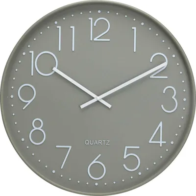 Image de Horloge murale avec chiffres clairs, Ø 50 cm