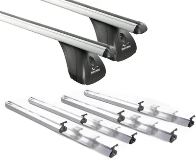 Produktbild von Dachträger VDP VDP Fix&Slide Duo kompatibel mit Citroen C3 (5 Türer) 2002-2009 Alu
