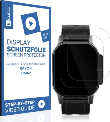 Produktbild von 2x 3D Schutzfolie Matt für RAYOFI DM62 Display Flexibel Full Cover