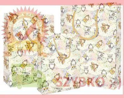 Imagen del producto de Bolsa decorativa "Búho" pequeña - DaVinci