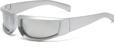 Produktbild von VeyRey Sonnenbrille Istephiel Steampunk Grau gläser Weiß Universal