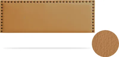 Immagine prodotto di Testiera imbottita MODENA in Pelle finta 130x55x8 cm