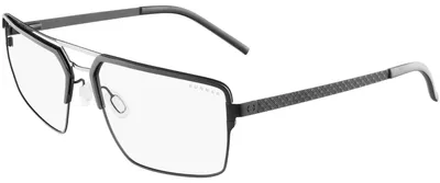 Productafbeelding van GUNNAR gaming- en computerbrillen - Pinnacles, Strata collectie - Framekleur: Onyx/Zilver, lenskleur: Clear Pro (blokkeert 35% van het blauwe licht en 100% van het UV-licht) - Brillen die blauw licht blokkeren