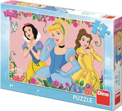 Image de DINO Princesses en fleurs puzzle 48 pièces