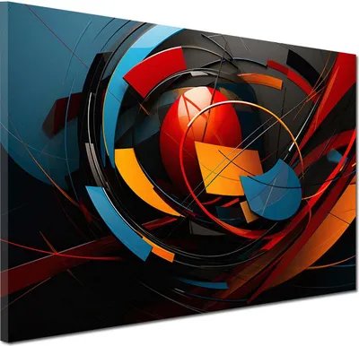 Produktbild von Wandbild Leinwandbild Kunstdruck XXL Wanddeko abstrakt: 150x100x4cm