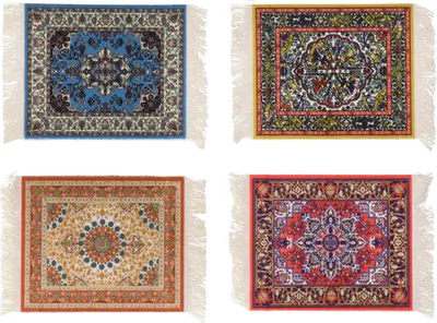 Produktbild von Orientteppich Untersetzer im 4er Set