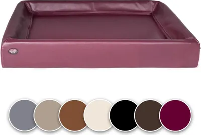 Produktbild von SABRO KUDDE Orthopädisches Hundebett – Hochwertiges Kunstleder – Waschbar & Wasserabweisend – Ergonomisch – Premium Haustierzubehör