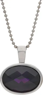 Produktbild von Kettenanhänger Silber 925 Zirkonia lila JL10-02-2613 JuwelmaLux
