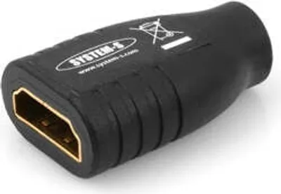Produktbild von System-S HDMI (female) zu Micro HDMI (female) Adapter Kupplung