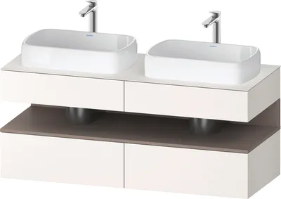 Produktbild von DURAVIT QA4767043840010 QTG KWTU WH Ek. 1400x550x600 Wß Smt H