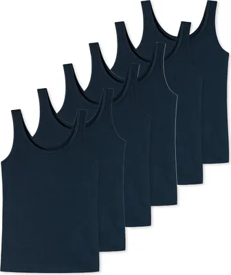 Produktbild von uncover by Schiesser 6er Pack Bamboo Baumwolle Unterhemd / Tanktop Hochwertig verarbeitet, Bequemes Tragegefühl, Aus elastischem Single-Jersey
