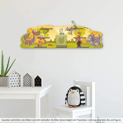 Image de Étagère musicale créative pour figurines, 98 cm