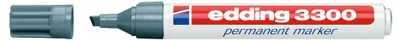Immagine prodotto di marcatore permanente edding 3300 4-3300012 1-5mm cuneo grigio