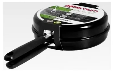 Produktbild von Doppelpfanne 24 cm für Induktionsherde Black Pearl