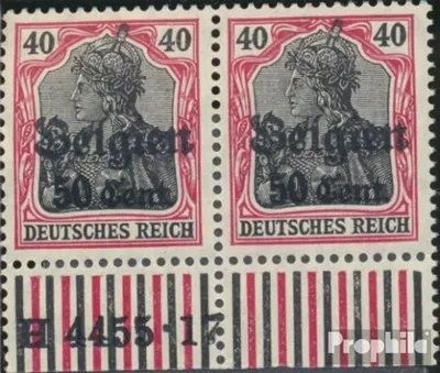 Produktbild von Briefmarken Dt. Landespost in Belgien 1916 Mi 20b I HAN postfrisch Germania